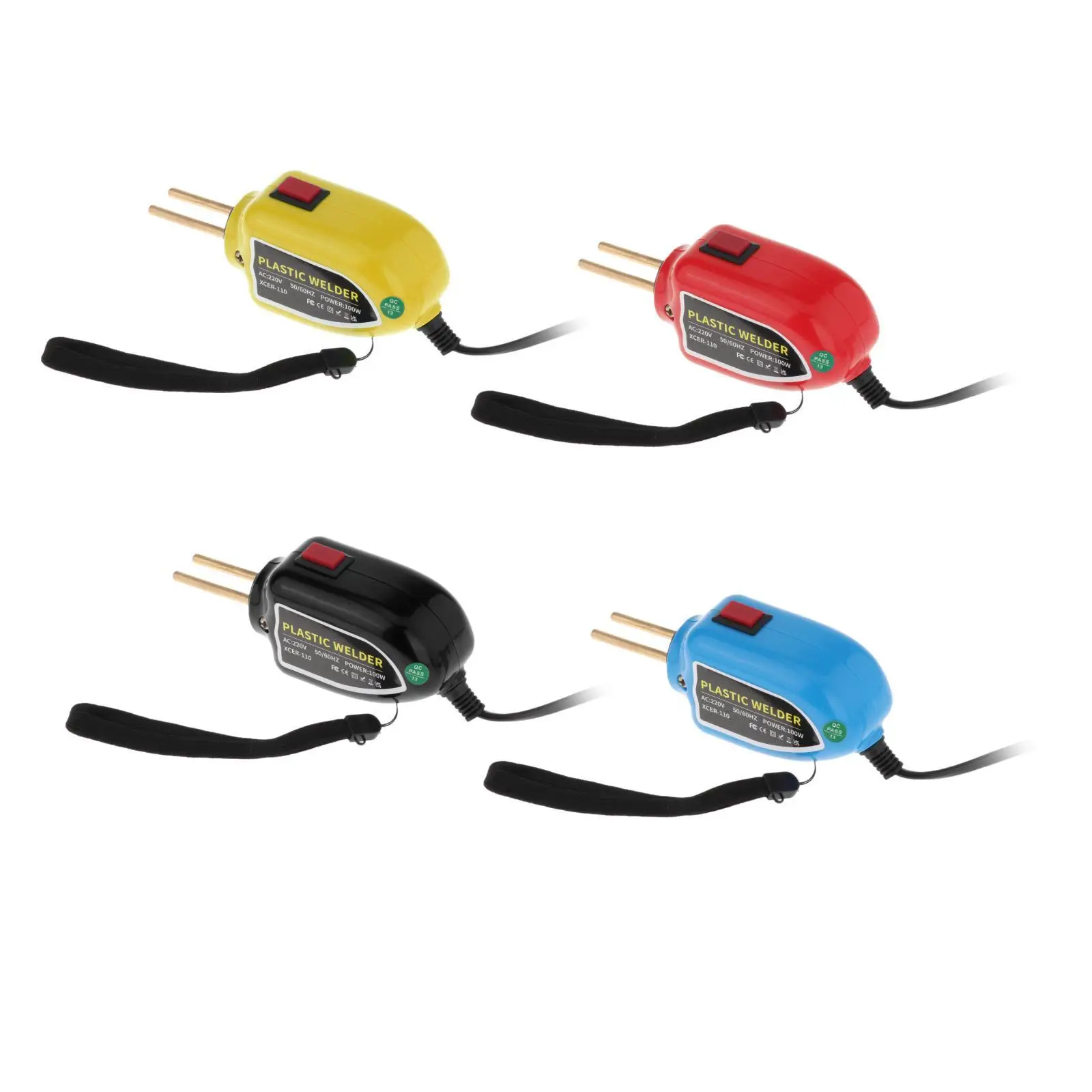 Car Bumper Plastic Welding Machine Hot Stapler Repair Kit 200pcs Welding Staples Portable Quick Heating