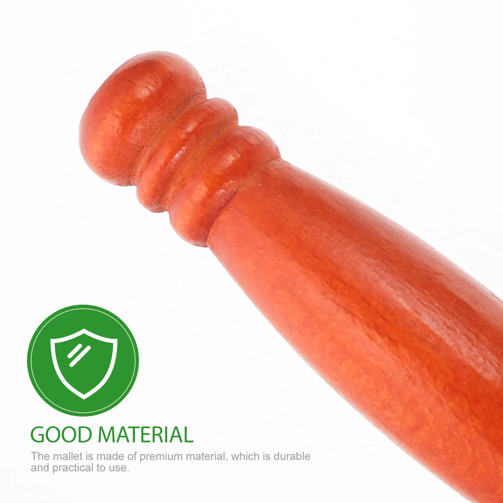

1 set Singing Bowl Mallet Double Ended Bowl Stick Premium Wooden Hammer Clear Sound Meditative Music for Singing