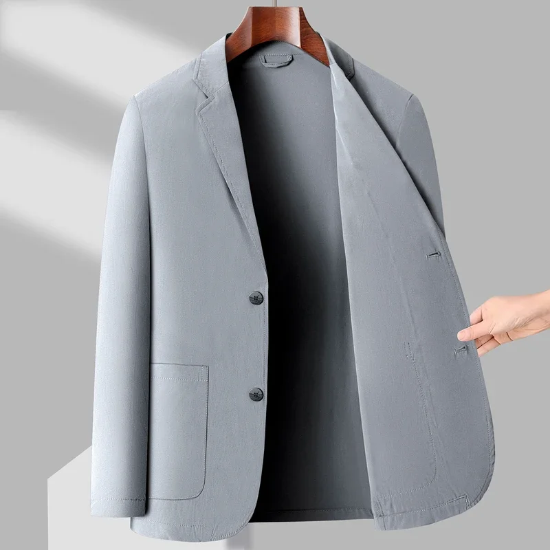 High Quality Handsome Summer Sun Protection Small Suit Middle-aged Men New Korean Version Very Thin Suit Jacket