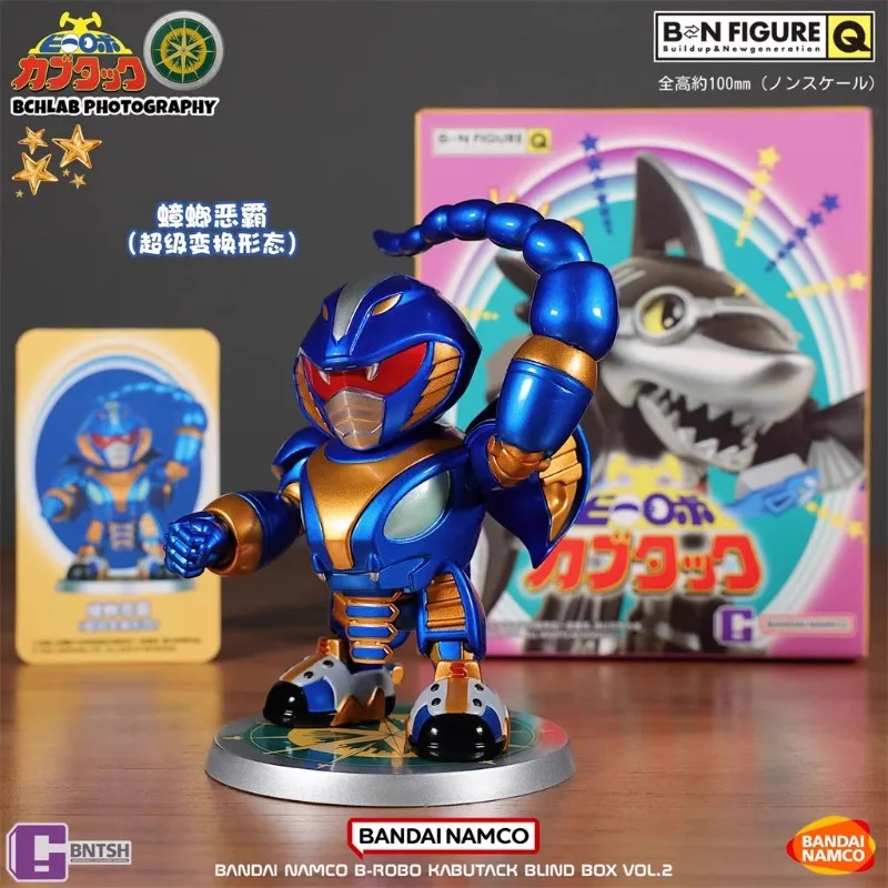 Bandai Iron Armor Little Treasure's tweede serie blinde dozen Jeugdherinneringen Kakkerlak Bully Trendy tafelblad Ornament geschenken