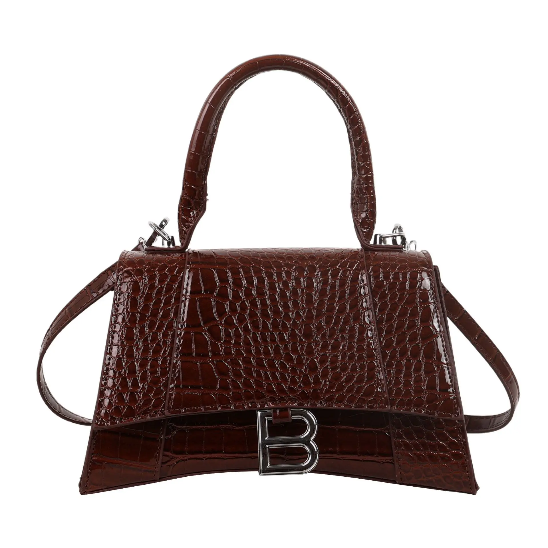 2025 محكم حقيبة مربعة قمة الموضة مقبض محفظة للنساء شيك حقيبة كتف لوكس حقيبة كروسبودي الحد الأدنى من يوم إلى الليل حقيبة  #4