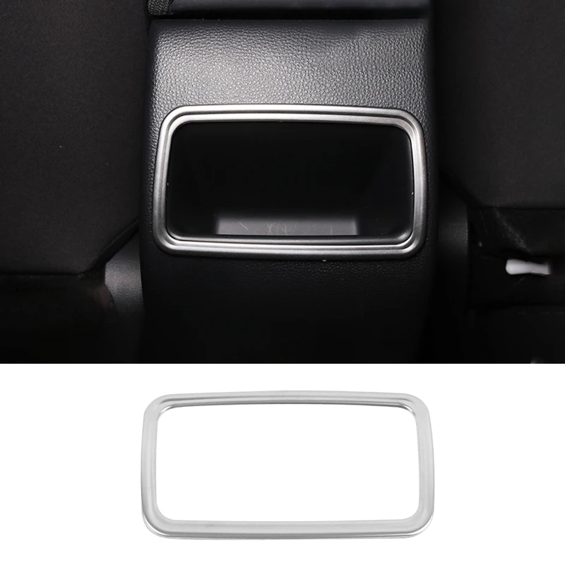 For Toyota Corolla E210 2019-2021 2022 2023 Hybrid Stainless Car Rear Air Conditioning Vent Outlet Frame Cover Trim Stickers