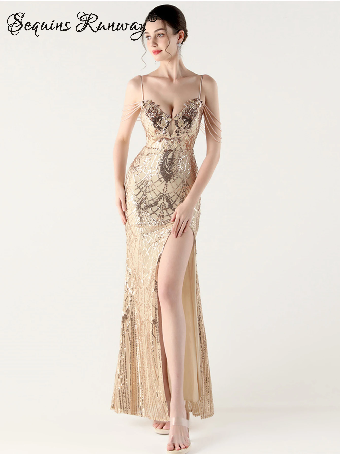 Sexy Backless Maxi … - image