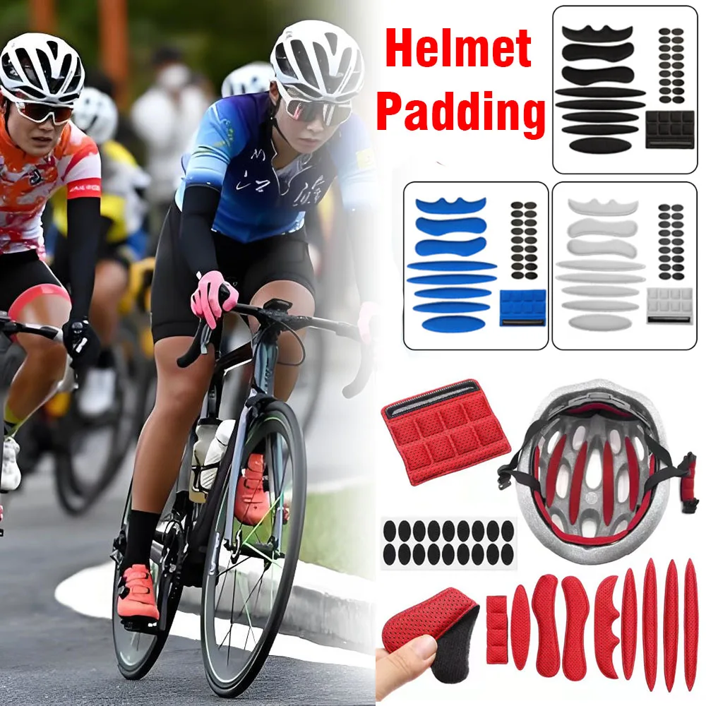 

Motorcycle Bicycle Helmet Liner Detachable EVA Foam Breathable Riding Helmet Replacement Liner Motorcycle Cycling Accessories