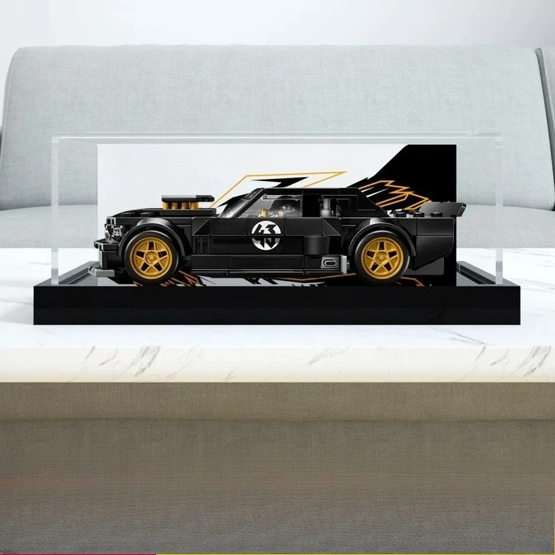 

Acrylic display case for LEGO 77262 Ford Mustang Hoonicorn V1 race car model