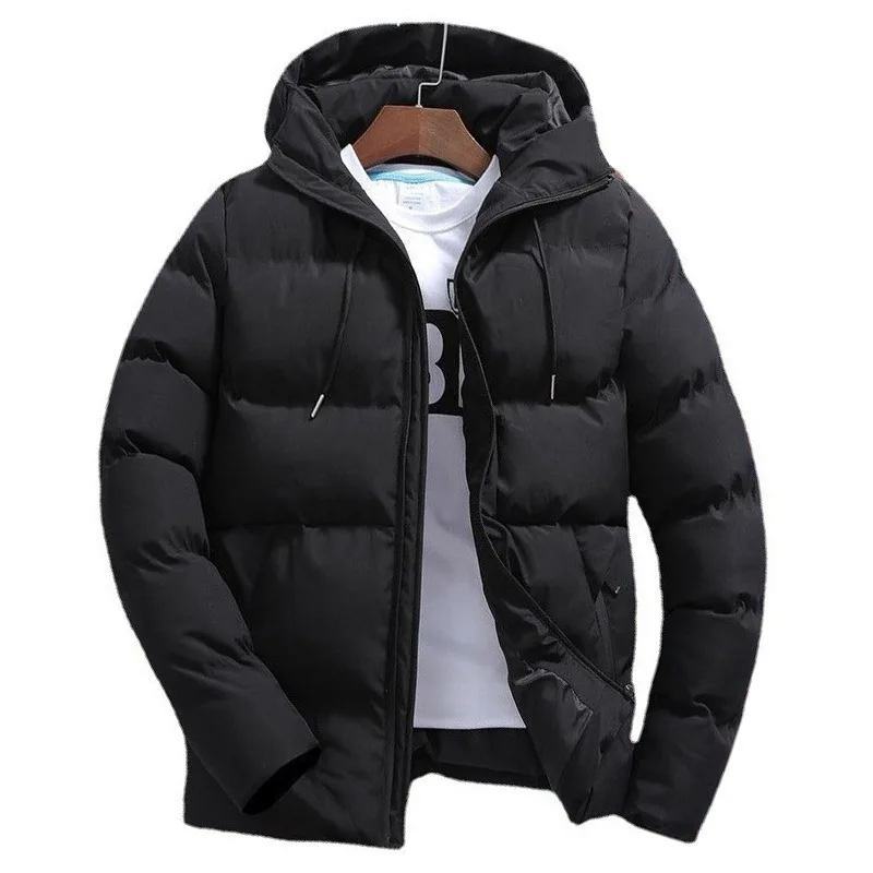 2022 Men\'s New Thickened Cotton Clothes Loose Casual Cotton Coat Winter Trend All-match Handsome and Warm Cotton Clothes