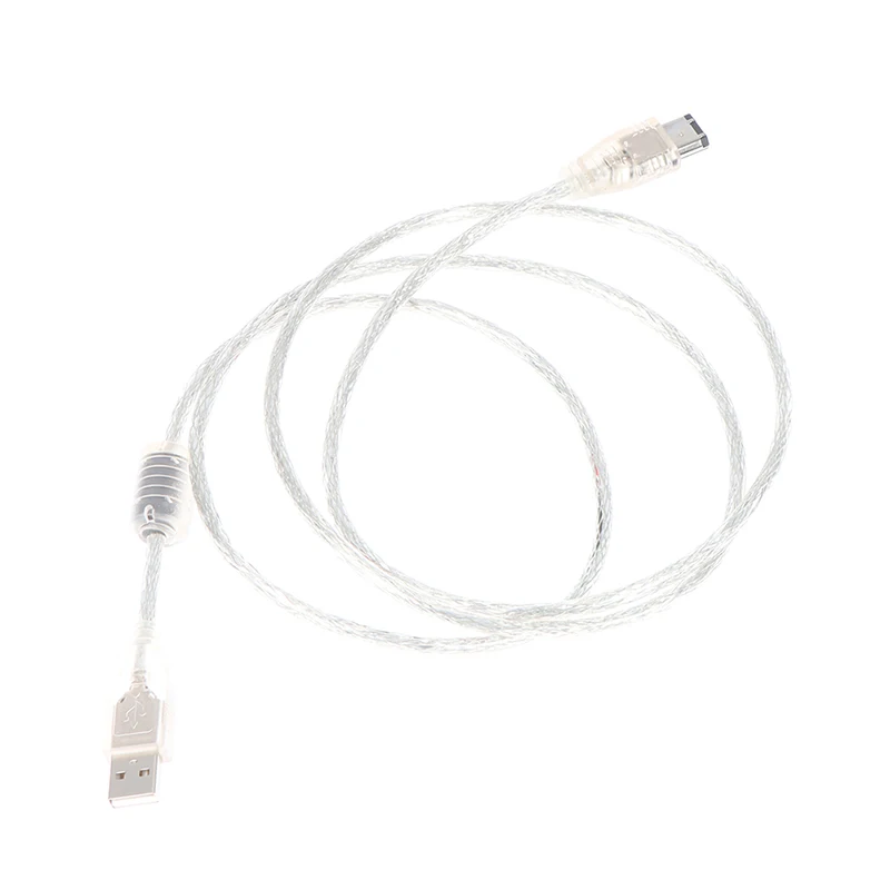 1 X Firewire IEEE 1394 6 Pin Male To USB 2.0 Male Adaptor Convertor Cable Cord