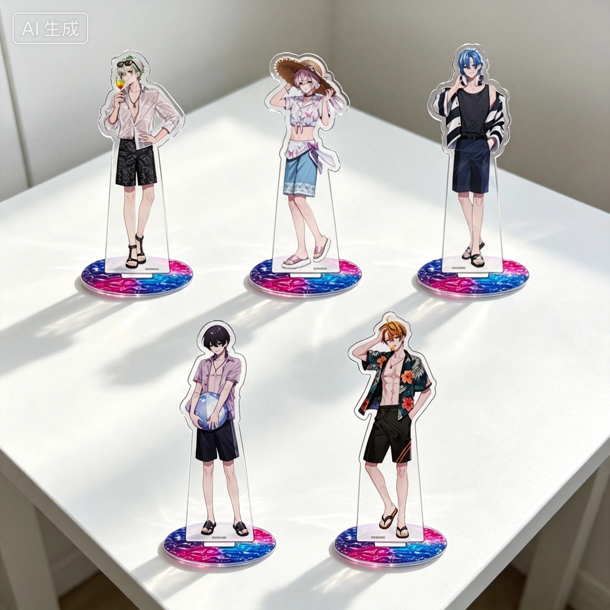 Anime VOISING Virtual Hostess Kaname Acrylic Stand Model Plate Keychains Desktop Ornament Gifts For Friends