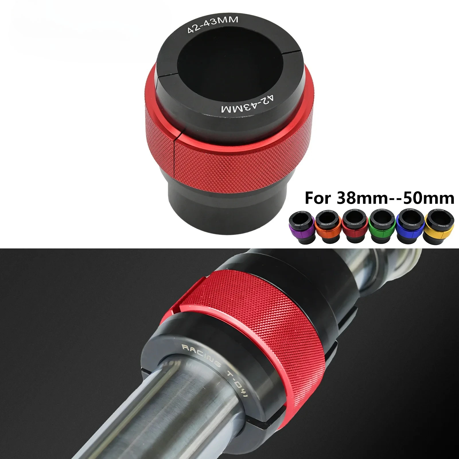 

Motorcycle CNC 38-50MM Front Fork Oil Seal Driver Tool Oil Seal Wrench Aluminum For KTM Honda Yamaha Kawasaki XC SX EXC XCF SXF