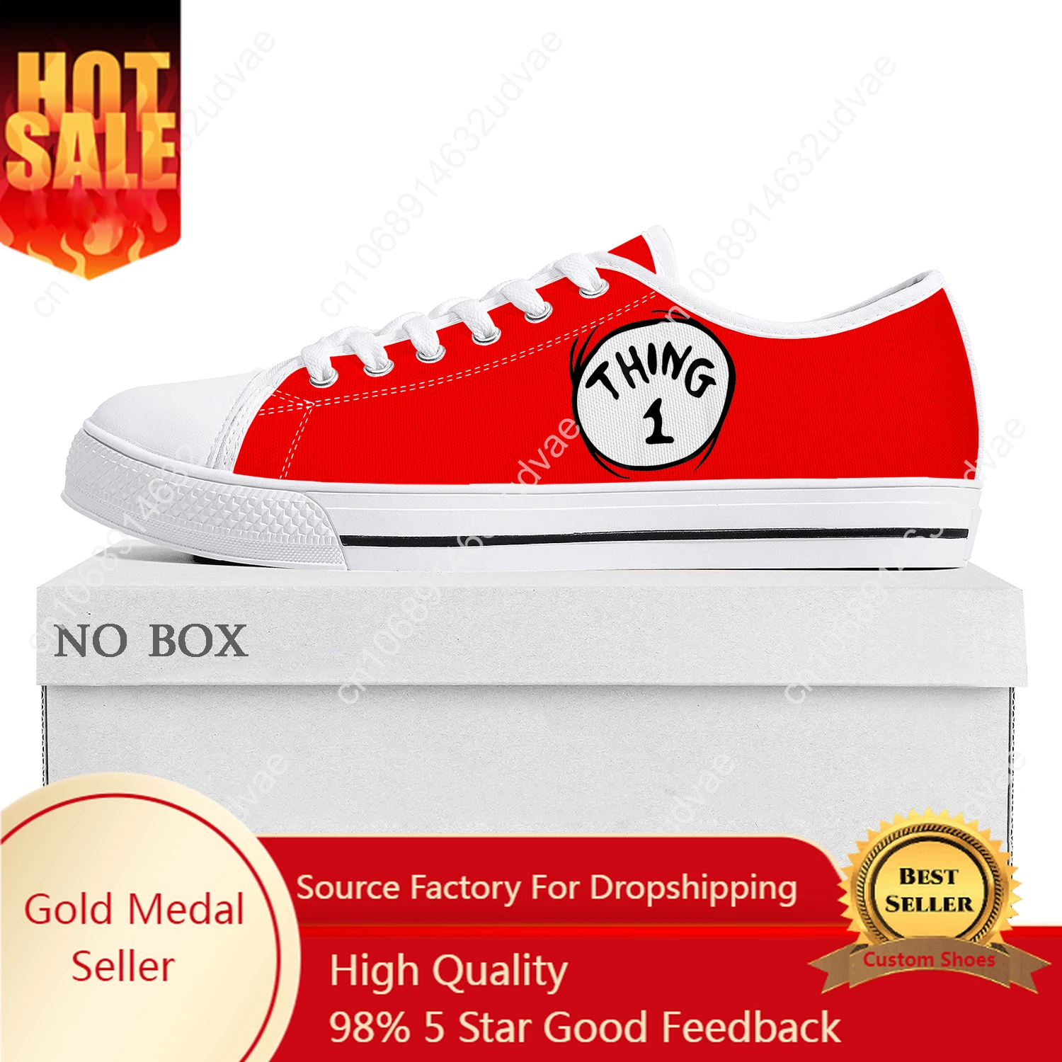 Thing 1 And Thing 2 Dr Seuss Low Top Sneakers Mens Womens Teenager Canvas Sneaker High Quality Casual Couple Shoes Custom Shoe