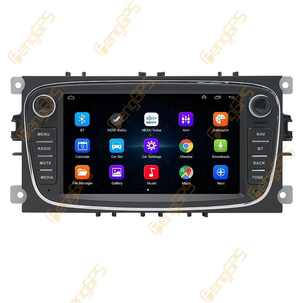Android Car Radio Player GPS Navigation for Ford Focus Mondeo Galaxy IPS Screen Multimedia Auto Stereo Head Unit WIFI 4G