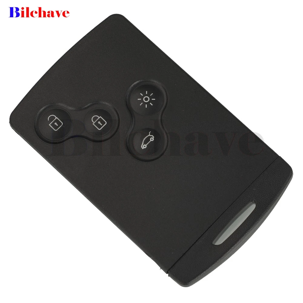 Jingyuqin ID46 PCF7941 433Mhz ASK 4 أزرار مفتاح تحكم عن بعد للسيارة لرينو كوليوس 2008-2016 بطاقة بدون مفتاح بدون استخدام اليدين