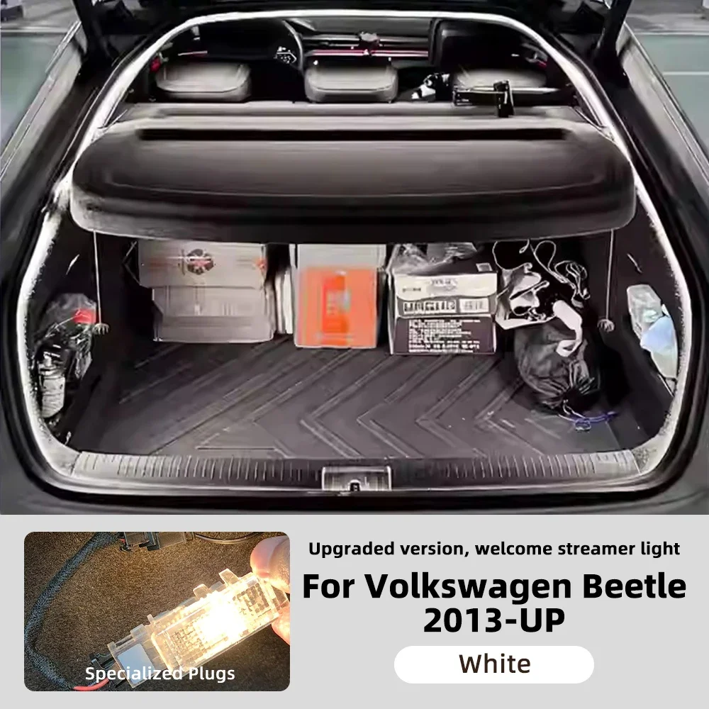 

Динамическая светодиодная лента для багажника Volkswagen VW Beetle 2013-2025, 12В, декоративная подсветка, накладка на заднюю дверь