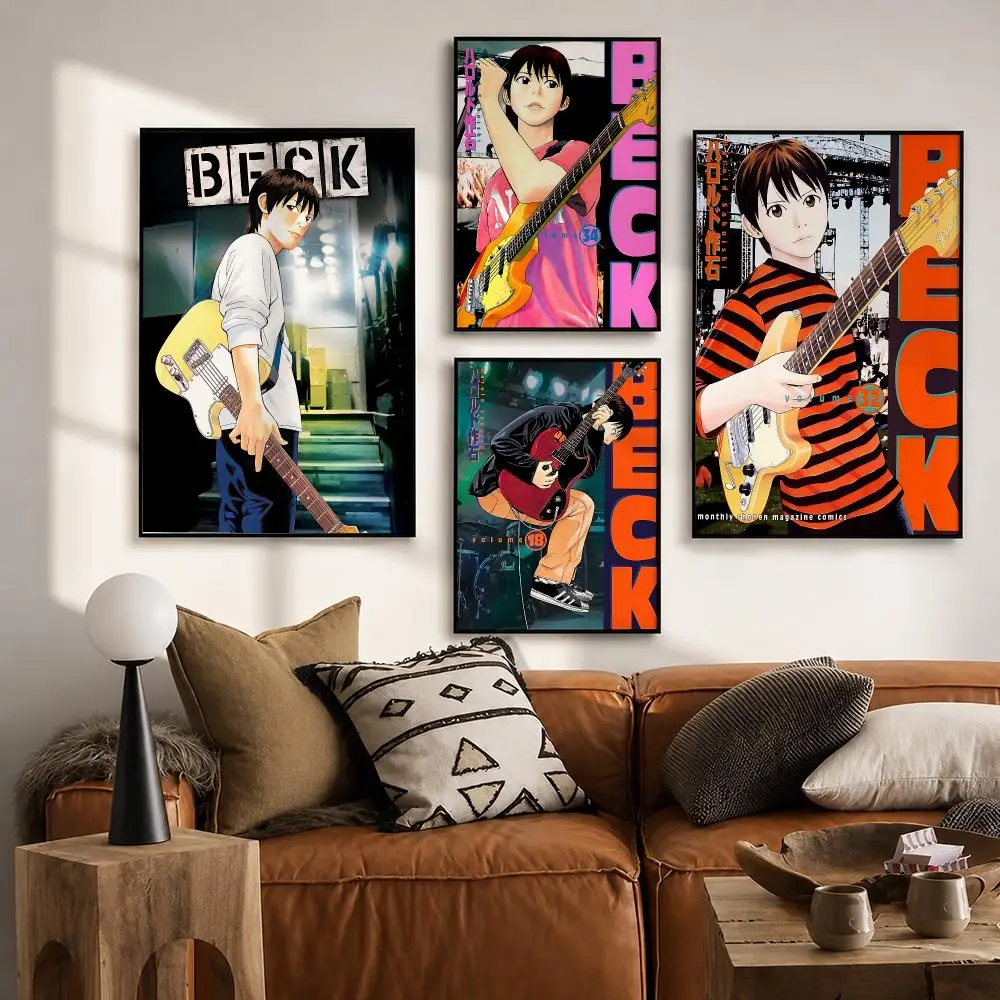 Anime Beck: Mongolian Chop Squad Poster HD poster wall art self-stick no-residue for home cafe office great gift