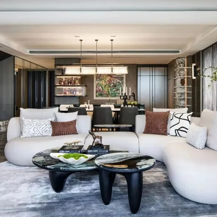 سانهاي شقة التصميم الداخلي خدمة البيت 3D ماكس تقديم المنتجات البناء رسم غرفةstyler الخطة الرئيسية