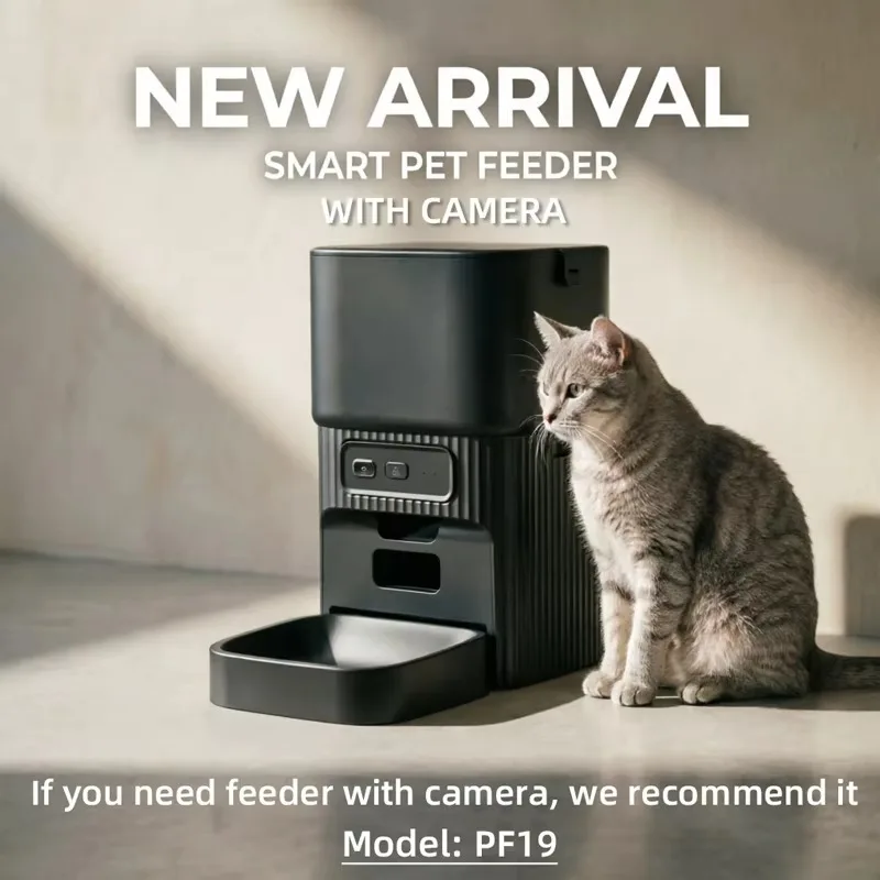 Dog Cat Smart Pet Feeder Wifi Mobile Phone App Remote Control Microchip Automatic Pet Feeder With 6L