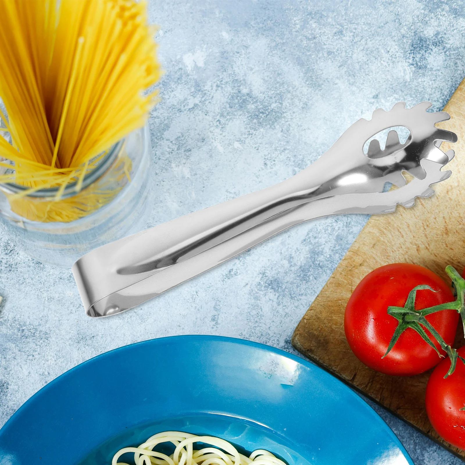 

Spaghetti Fixture Set Pasta Portion Control Holder Container Multifunction Stainless Steel Measurer Tool Serving Forks