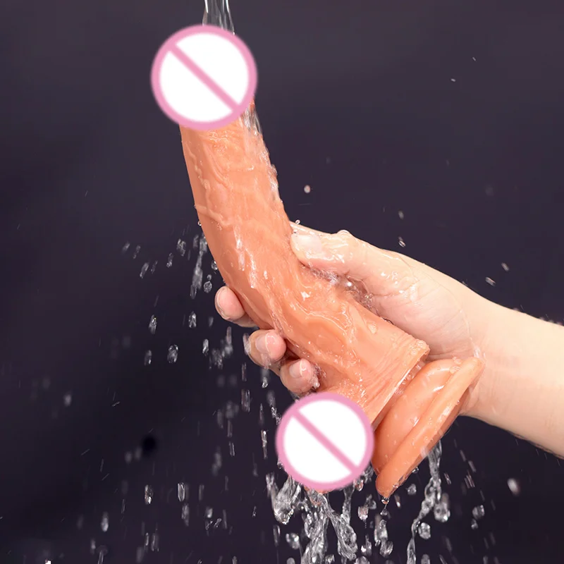 Realistic Dildo Sex Toy for Men Women Prostate Massager Husband Female Vagina Massage Soft Penis Anal Plug Gay Butt Sex Shop 18