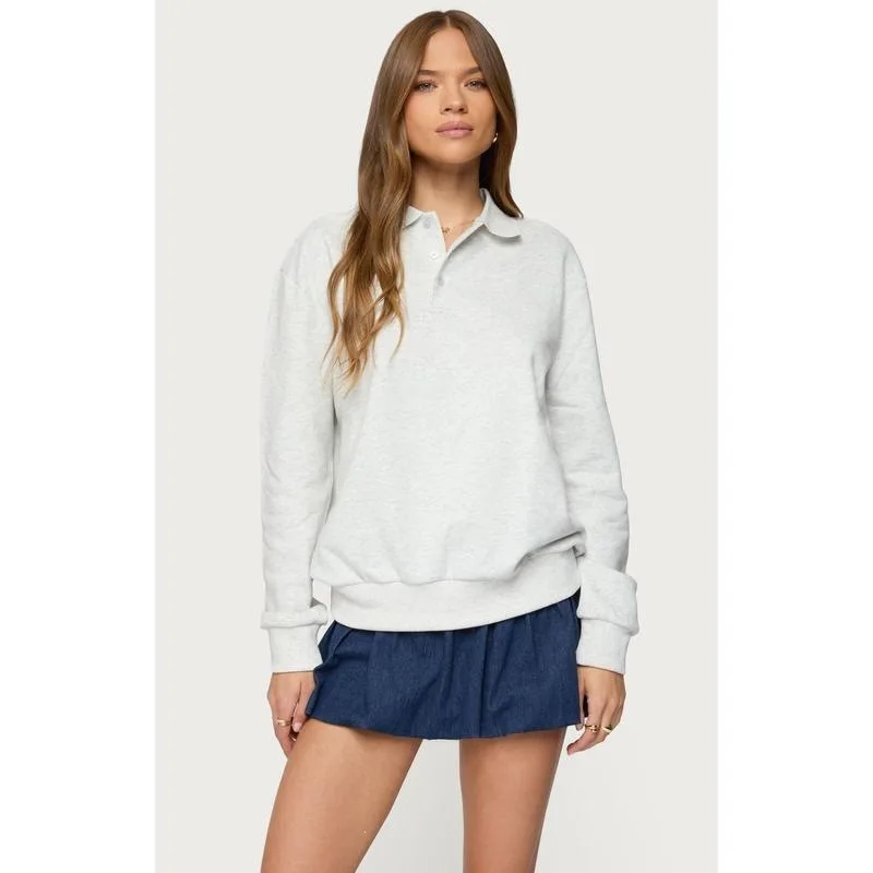 

Collar Sweatshirt Jersey Cotton Hoodie Women's Spring 2026 Non-deformable Knitted Headwear Animal Patterned