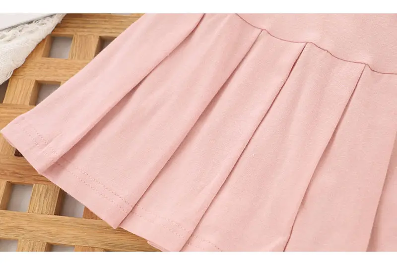 JK Rock-Shorts für Kinder, Minirock, Sommer, Mädchen, Bonbonfarben, besticktes Herz-Design, einfacher Faltenrock, Sicherheitshosen-Design – Detail 17