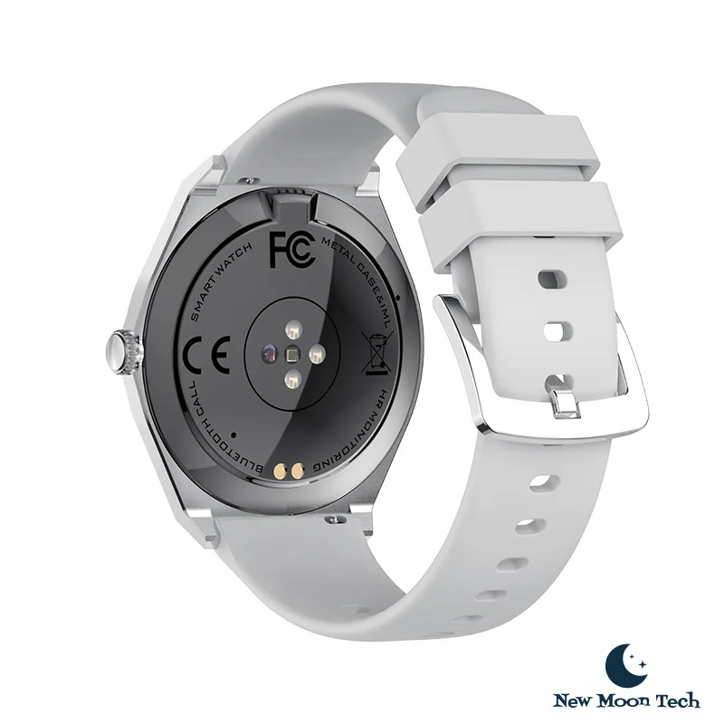 New Moon Tech Smartwatch LUMO Series Nexus56 Wireless Ultra Thin Smart Watch Men Business Watch Call Sports Modes Sleep Monitor