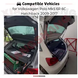 Auto Pop-Up Trunk Struts for Volkswagen Polo Mk5 6R 6C 61 2009-2017 Hatchback Automatic Opening Gas Lift Supports with Springs