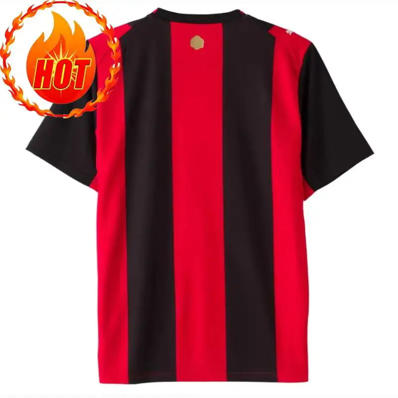 Camiseta deportiva de manga corta de secado rápido para hombre, réplica de la camiseta local de la temporada del AC Milan de PUMA, 784121-01