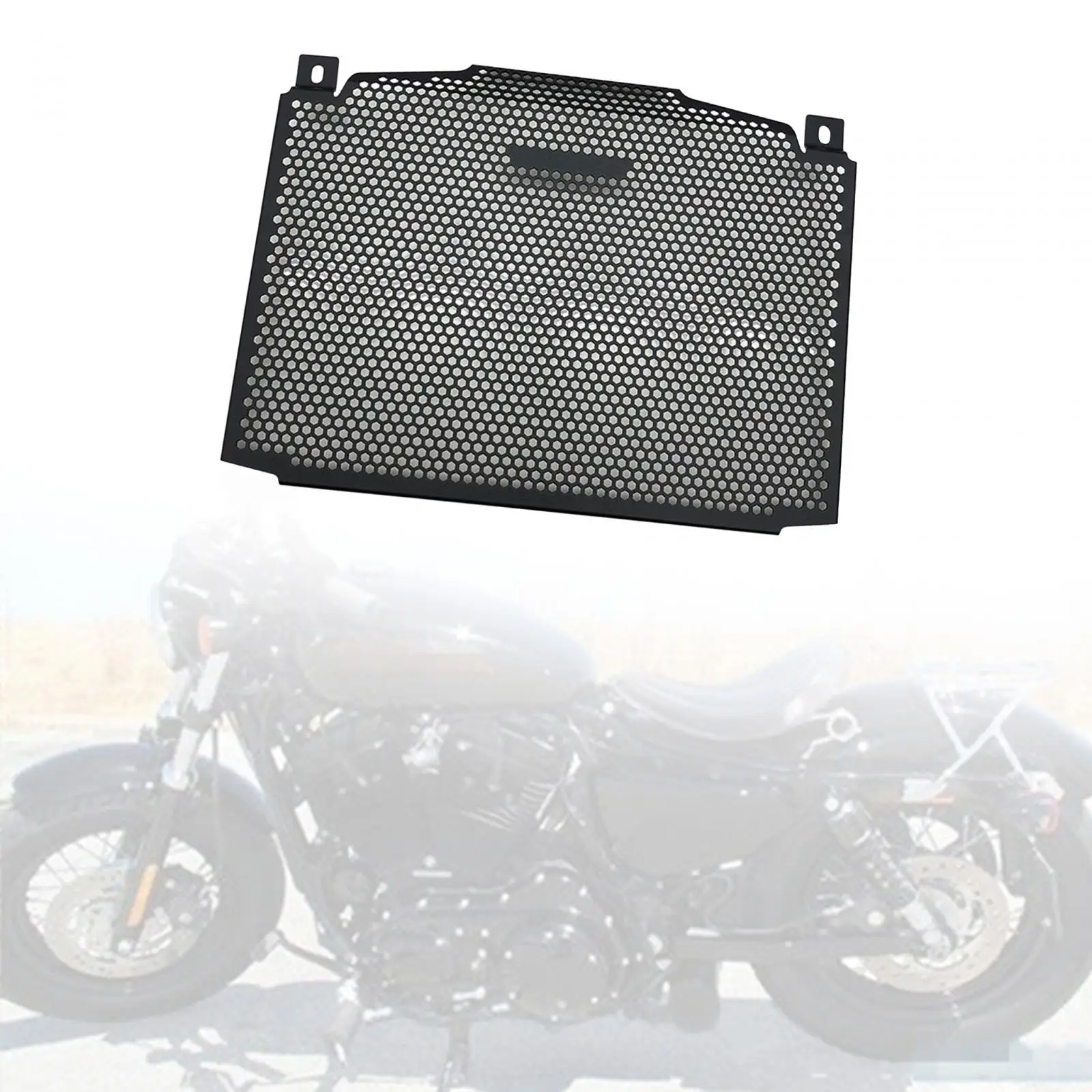 Motorcycle Radiator Grille Guard Motorcycle Accessory Protection Protector Cover for Supplies Wear Resistant Black