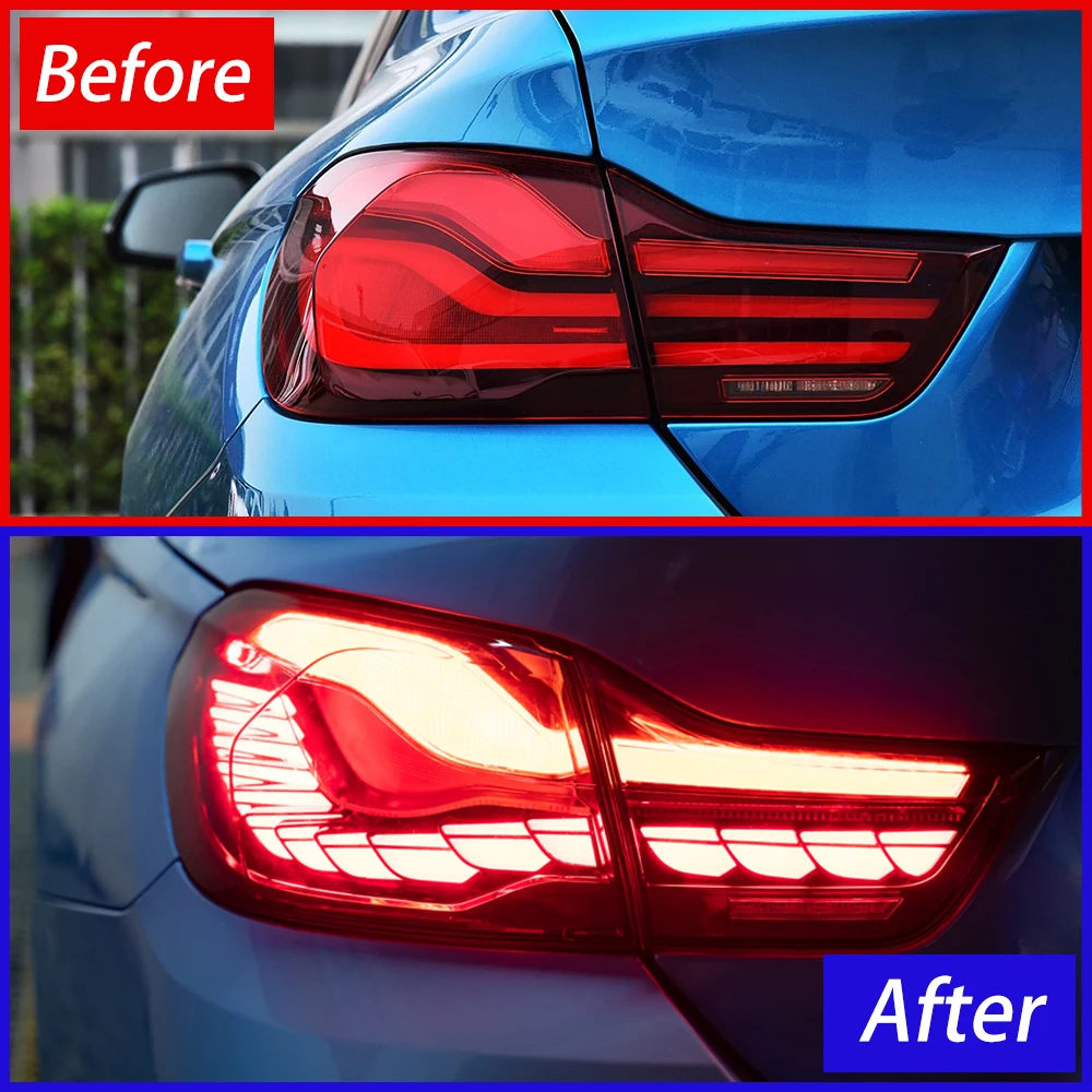 Auto Terug Lampen Voor Bmw 4 Serie F32 F36 F82 F83 M4 Gts 425i 430i 2013-2020 Led Hoge kwaliteit Draak Schalen Achterlicht Accessoires