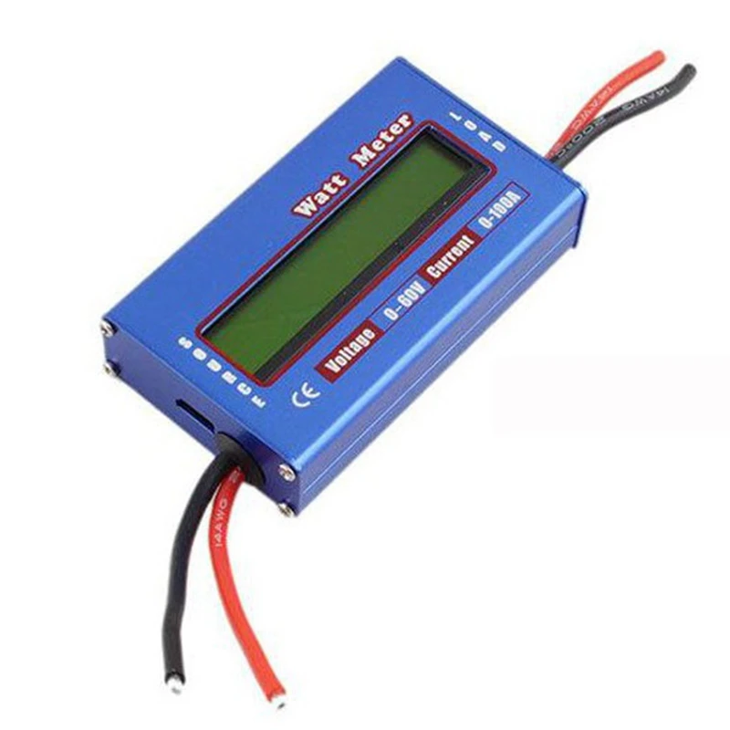 

Digital Wattmeter Watt Meter Power Meter DC 60V 100A Balance Voltage Battery Checker