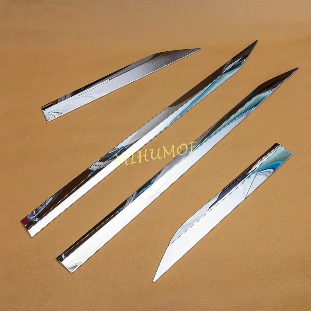 Chrome Door Body Side Skirts Molding Strips For Toyota RAV4 RAV 4 2019 2020 2021 2022 2023 2024 Accessories