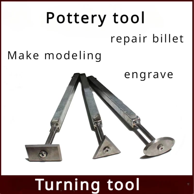 

Tungsten Steel Material Pottery Repair Billet Turning Tool DIY Ceramic Handicrafts Making Modeling Auxiliary Sculpting Tools