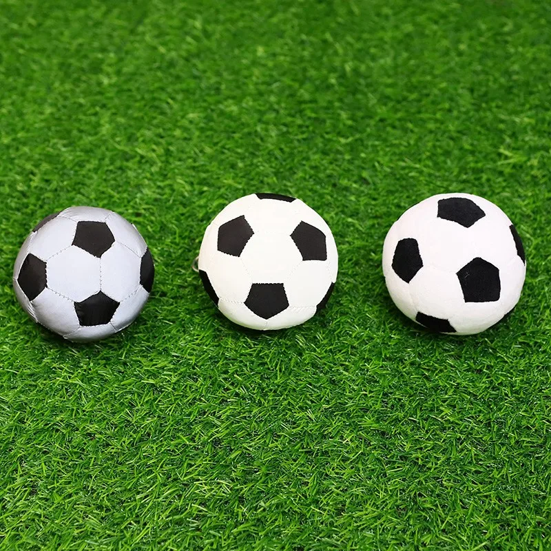 9CM Simulation Soccer Football Plush Stuffed Soft Ball Toy Cute Bag Pendant Basketball Keychain Presents