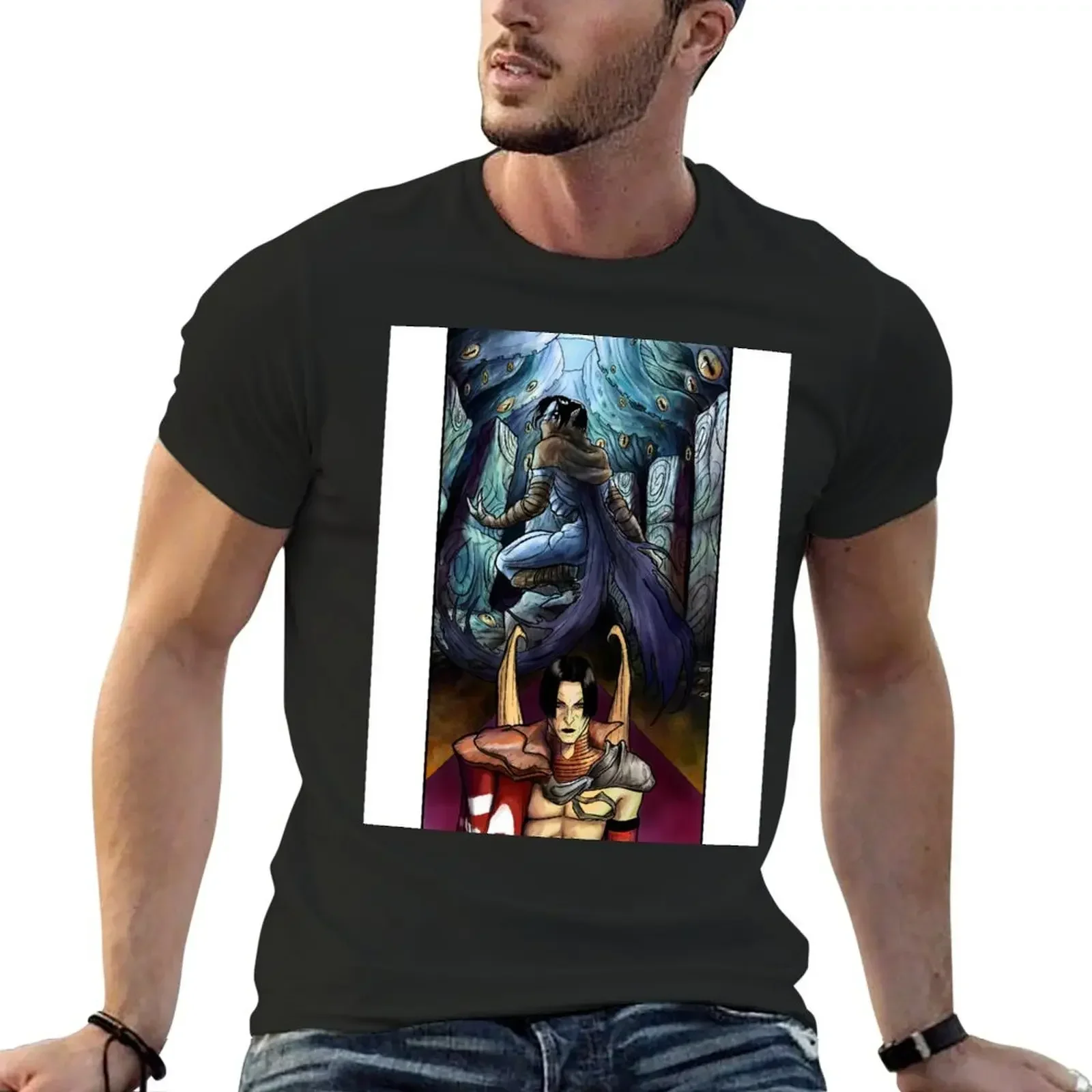 Raziel tribute version 2 T-Shirt graphic t shirts tees vintage mens plain t shirts