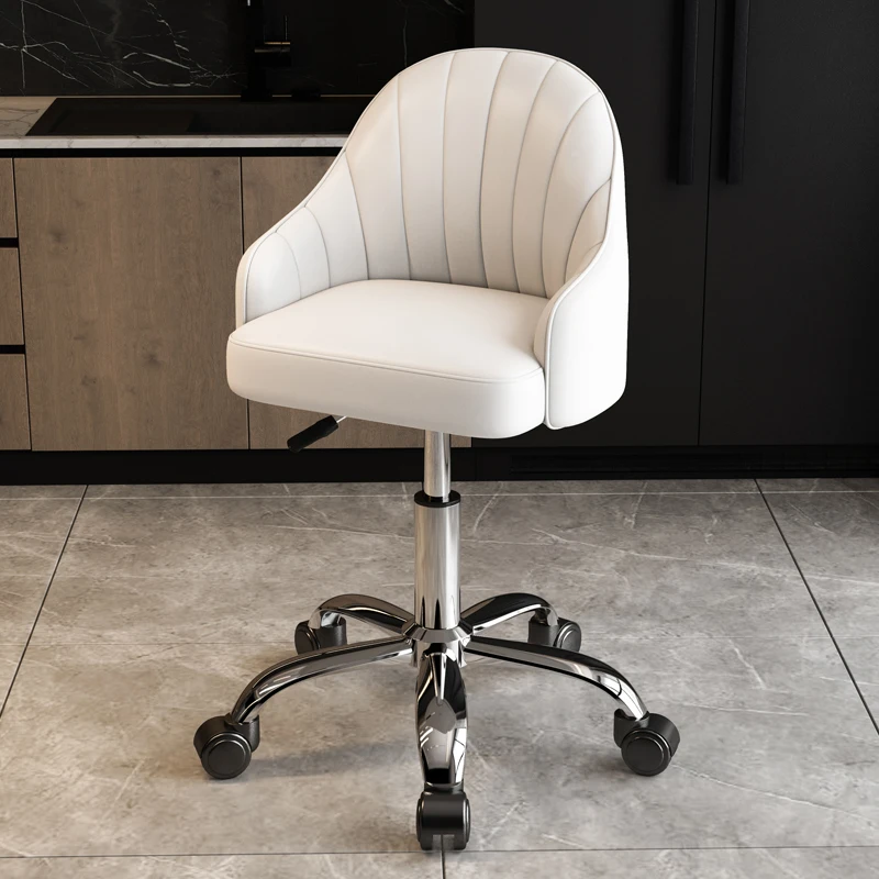 

Office Reception Desks Bar Chairs Gray Modern Nordic Restaurant Minimalist Barstools Hairdressing Rocking Chaise Bar Furniture