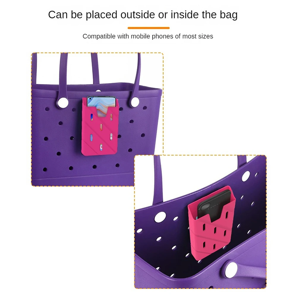 Storage Bag With Mobile Phone Holder Exquisite Handbag Water Proof Fashionable Beach Accessories Beach Bag Beach Handbag Beach