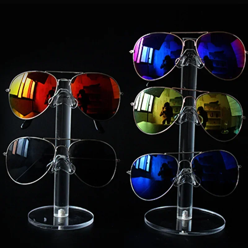 High Quality Acrylic Sunglass Display Stand Shelf Eyeglasses Showcase Rack Jewelry Holder Glasses Display Props