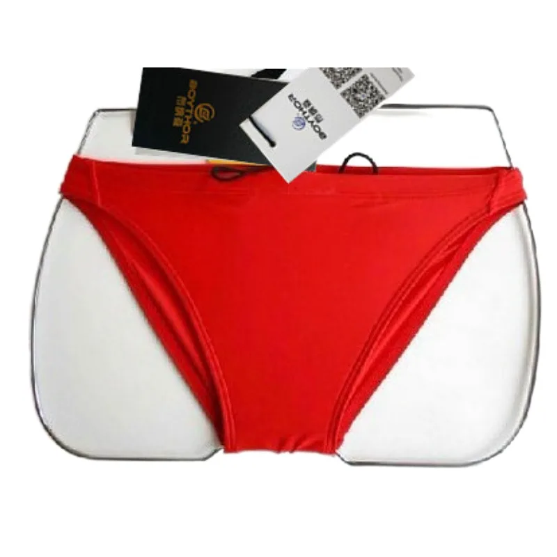 Prywatny spersonalizowany BOYTHOR nowy markowy męski Duit z niską talią Dwimming seksowne Bikini czysty kolor Plus size Boutique Dpandex