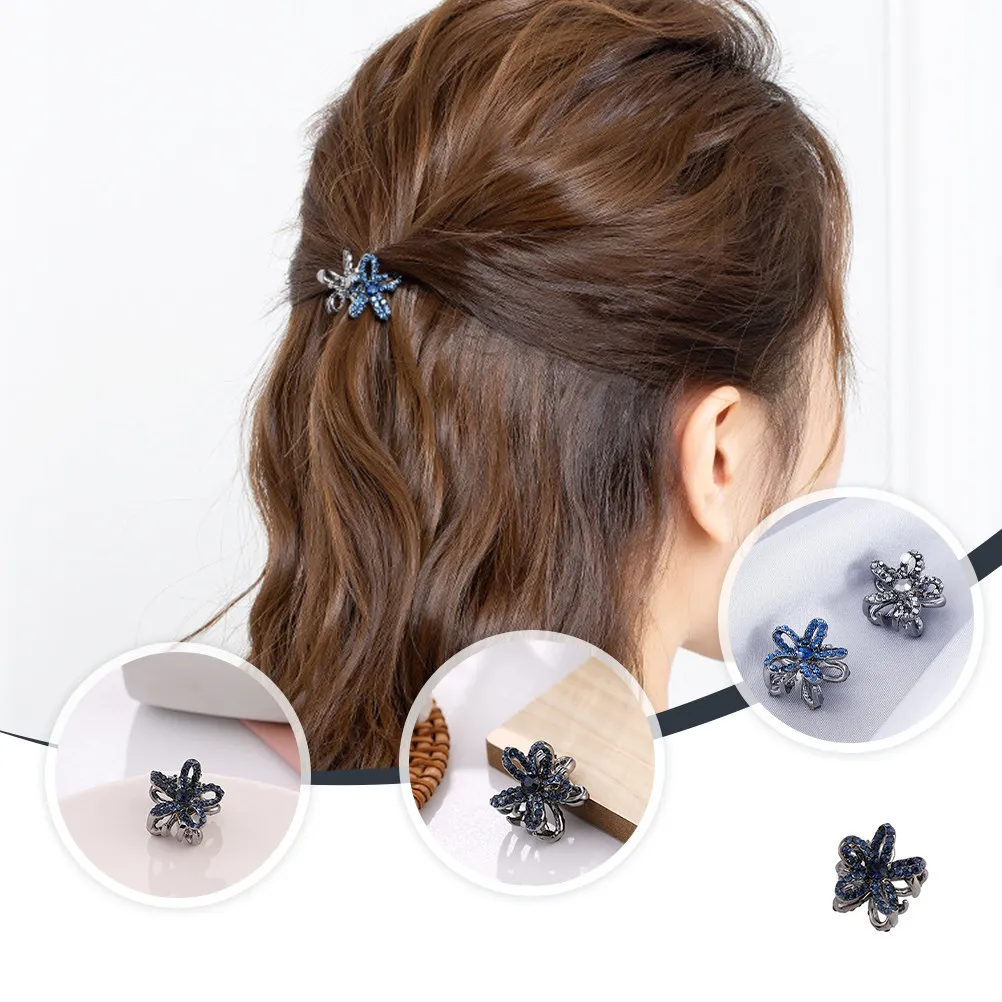 

1Pcs Exquisite Flower Hair Clamp for Women Girls Strong Hold Nonslip Hair Decoration Elegant Daily Party Banquet Wedding