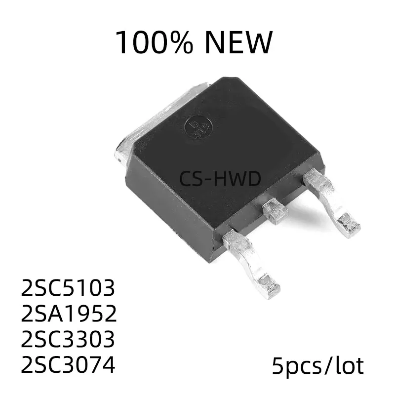 5pcs 2SC3303 TO-252 2SC3303-Y C3303 TO252 2SC3074 2SC3074-Y C3074 2SC5103 C5103 2SA1952 A1952