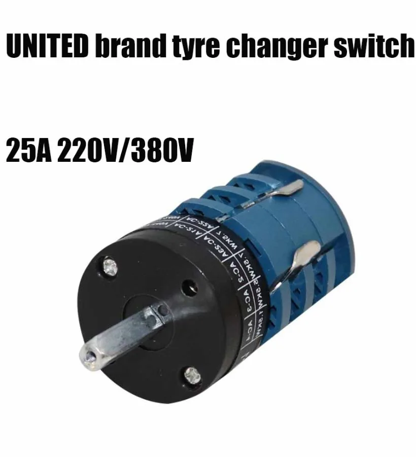 

25A 220/380V Forward Reverse Switch for Car Tyre Changer Machine Tire Machine Replacement Part Turn Table Pedal Motor Switch New