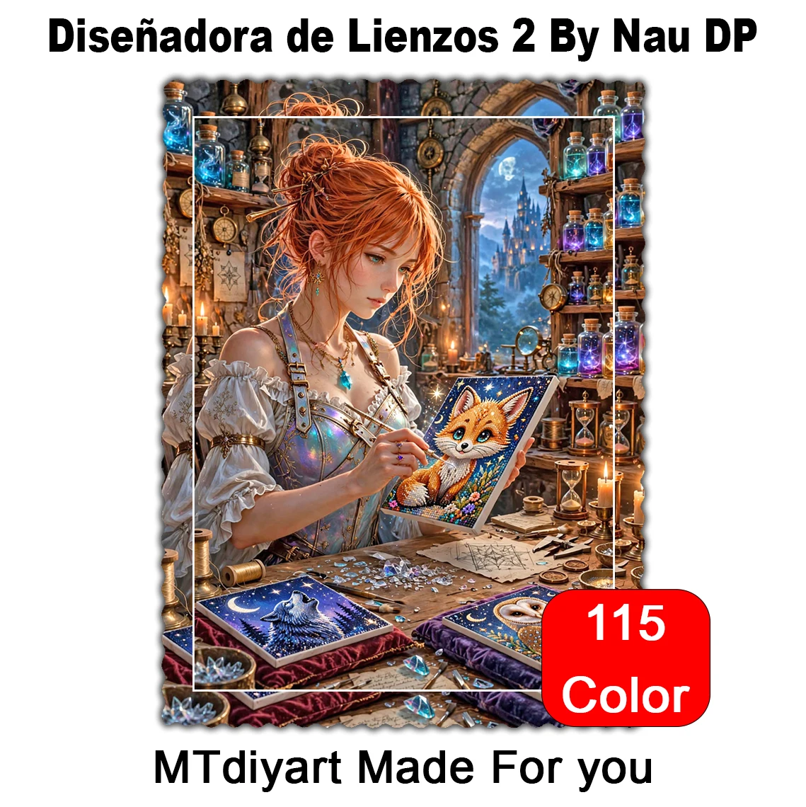 Diseñadora de Lienzos 2 By Nau DP 115 Colors 50x50 70x70 Diamond Painting - AliExpress 15