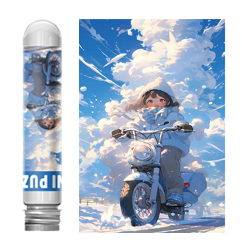 

150 шт. мини тестовые трубки теплые зимние Мультяшные сложные головоломки для взрослых декомпрессионные игрушки игра Семейные обучающие игрушки