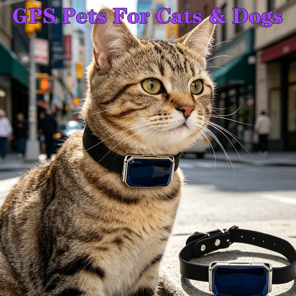4G GPS-трекер для животных: умный ошейник для собак и кошек, водонепроницаемый, с функцией поиска через iOS/Android