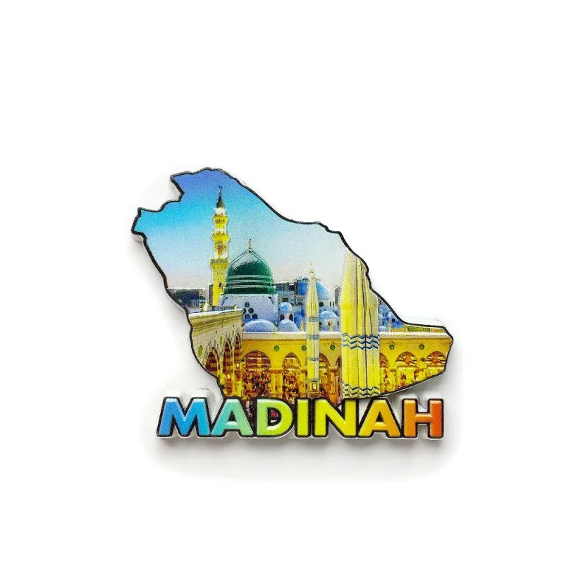 

Medina Unique Style Tourist Souvenirs Iconic Building Creative3d3D Magnetic Refrigerator Sticker