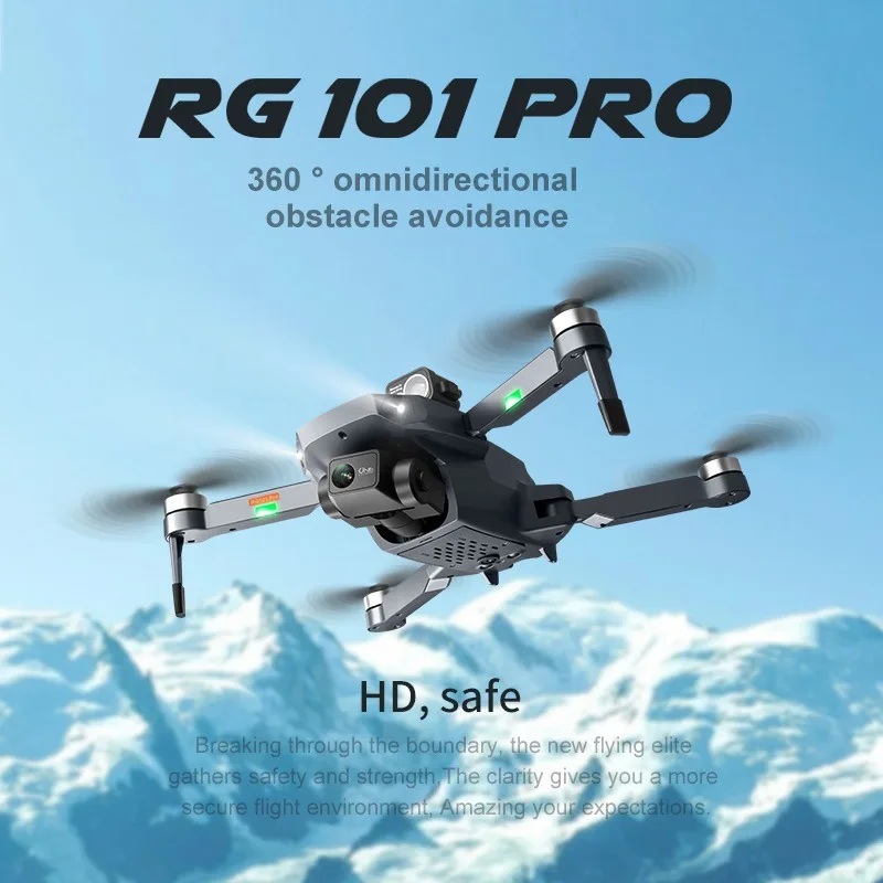 RG101 Pro Drone GPS 4K HD Dual Camera Professional With 2-Axis Gimbal 5G WIFI Obstacle Avoidance Brushless RC Quadcopter Drones