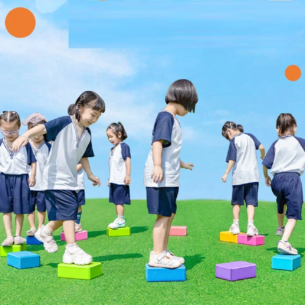 Kids Play Stepping Stones EVA Gym Blocks Games Sports Entertainment Toys For Children Brinquedos Infantil Menina Dance brick