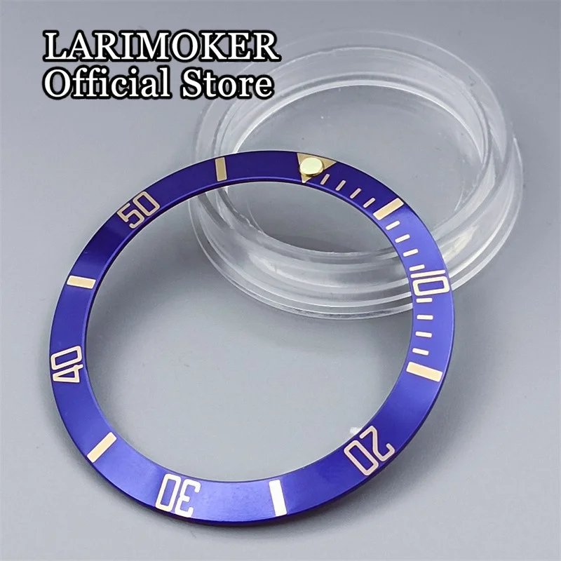 LARIMOKER High Quality 38mm Titanium Bezel Insert Fit 40mm Watch Case