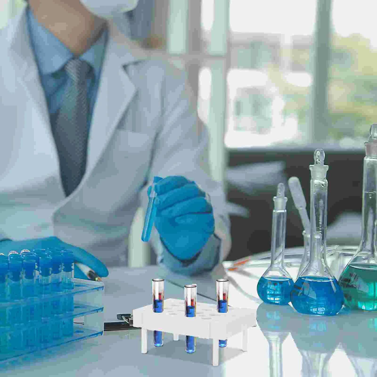 حامل أنبوب الاختبار أنابيب الطرد المركزي تدعم منظم رف الطرد المركزي ذو الطبقة المزدوجة الدائرية