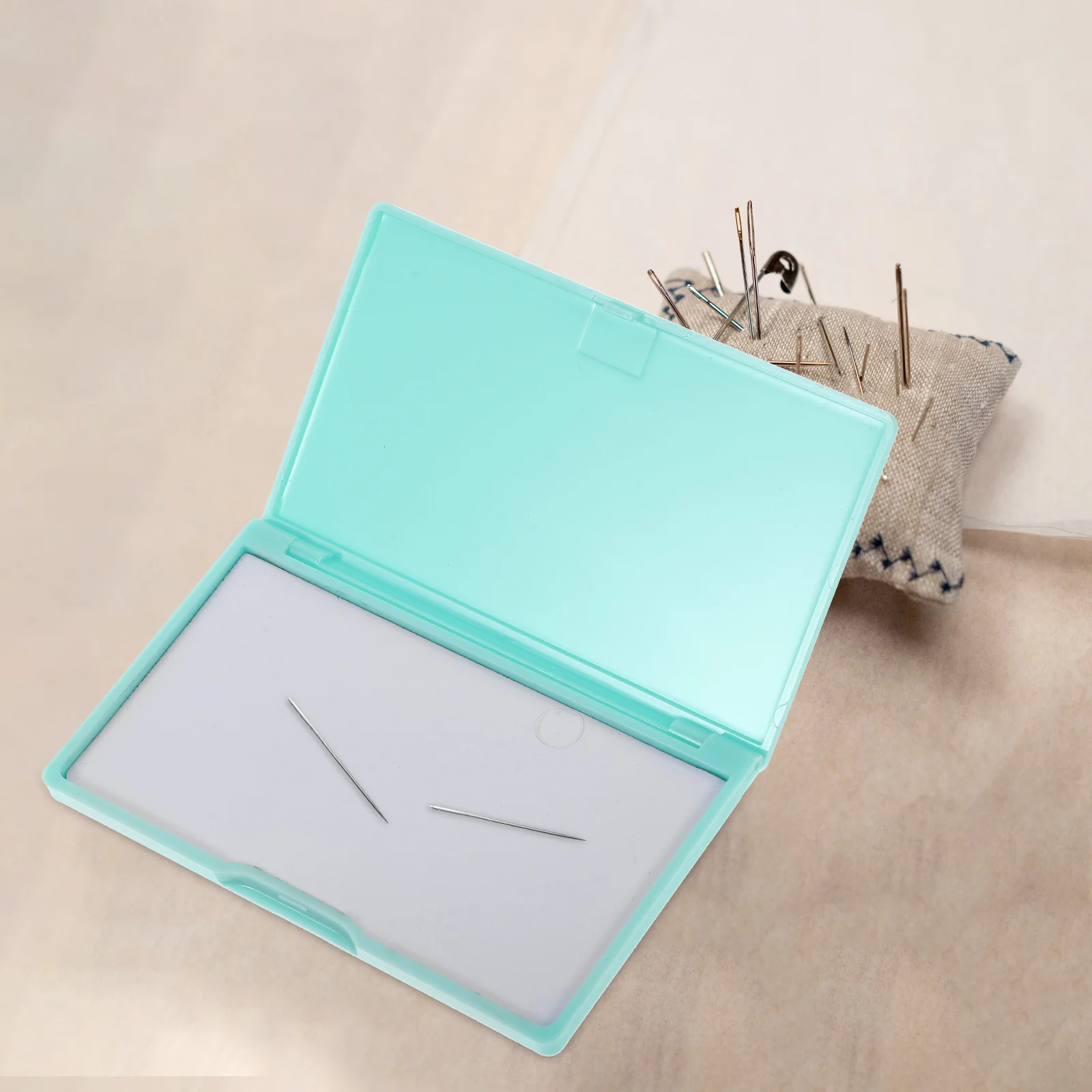 

Magnetic Needle Storage Box PVC Durable Portable Weak Adhesive Holder For Pins Sewing Tools Knitting Accessories Travel